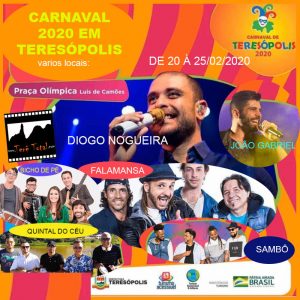 Programação completa do Carnaval 2020 em Teresópolis