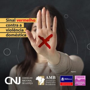 Campanha Sinal Vermelho Contra a Violência Doméstica em Teresópolis